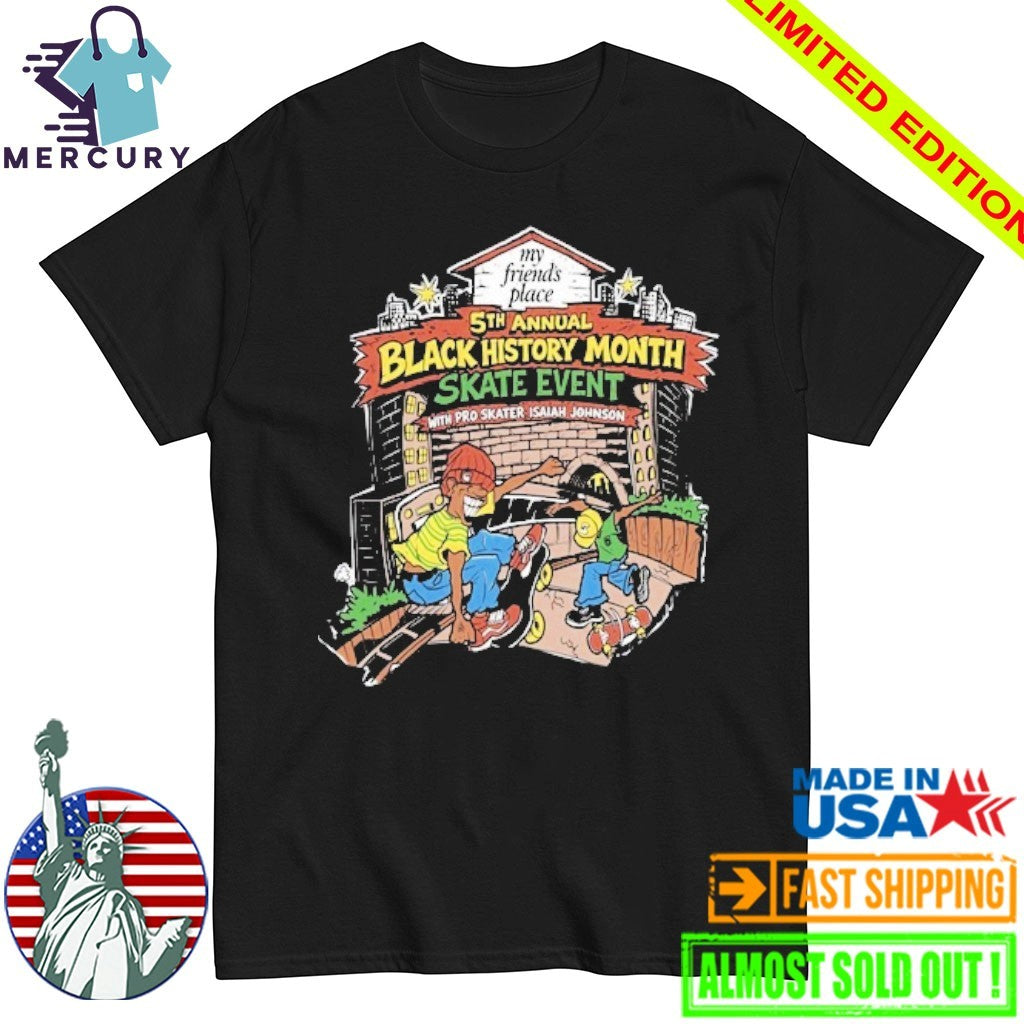 Steve Van Doren Black History Month Skate Event Shirt