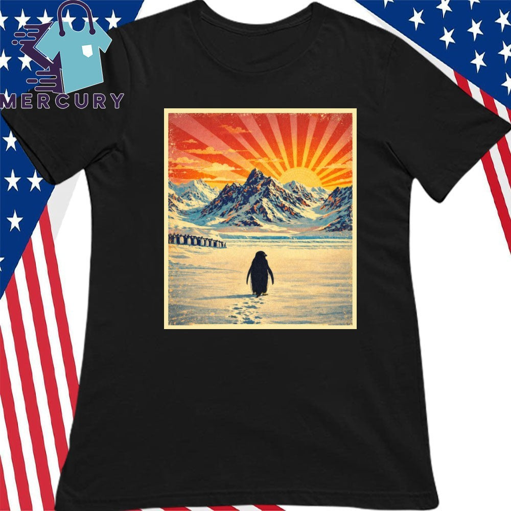 Stoic Penguin Heading to the Mountains Shirt