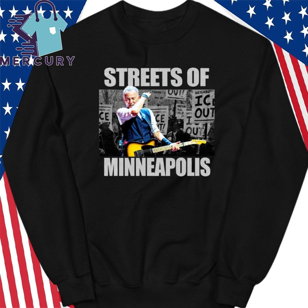 Streets of Minneapolis Bruce Springsteen Activism Shirt
