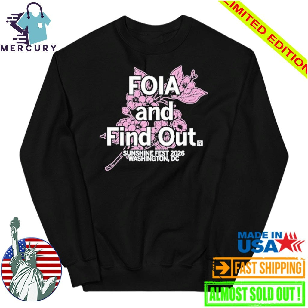 Sunshine Fest FOIA and Find Out 2026 Washington, DC Shirt