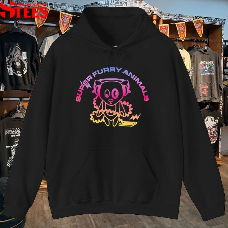 Super Furry Animals Bear Logo T-Shirt