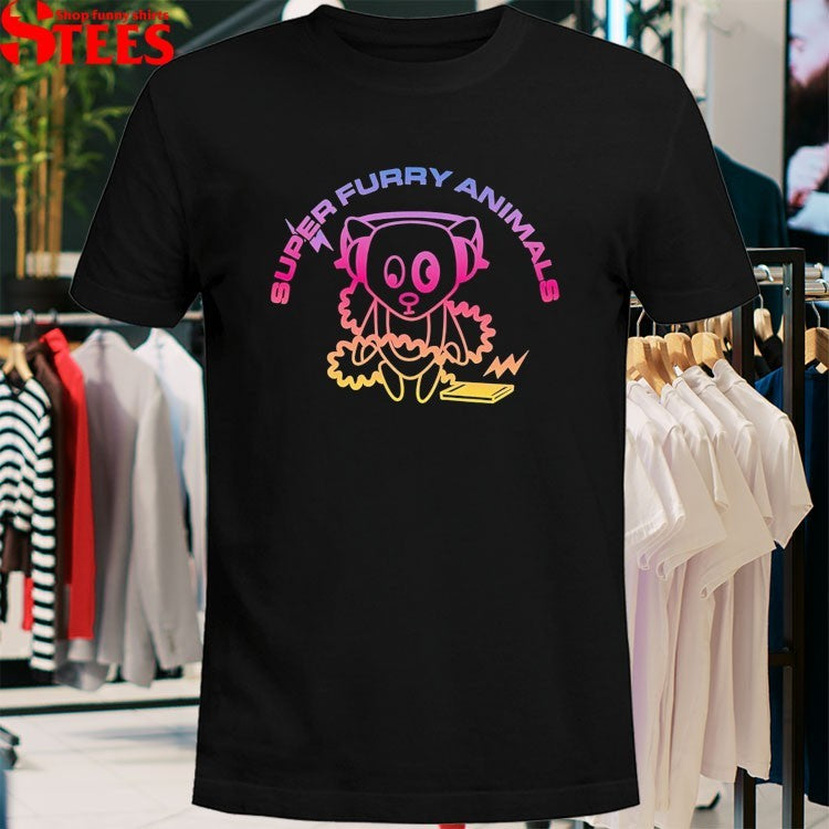 Super Furry Animals Bear Logo T-Shirt