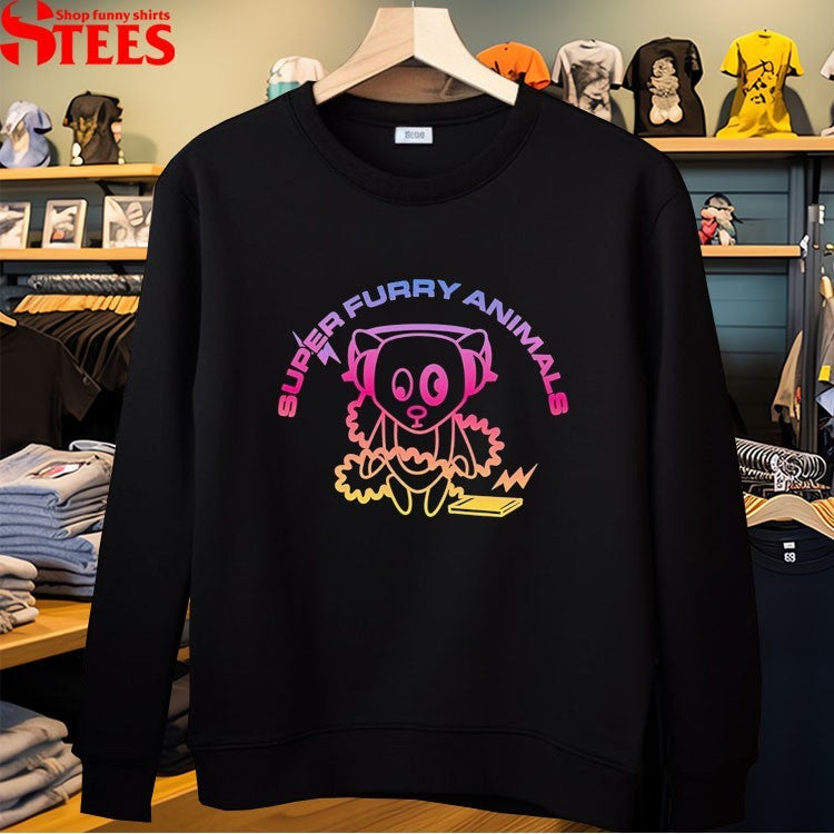 Super Furry Animals Bear Logo T-Shirt
