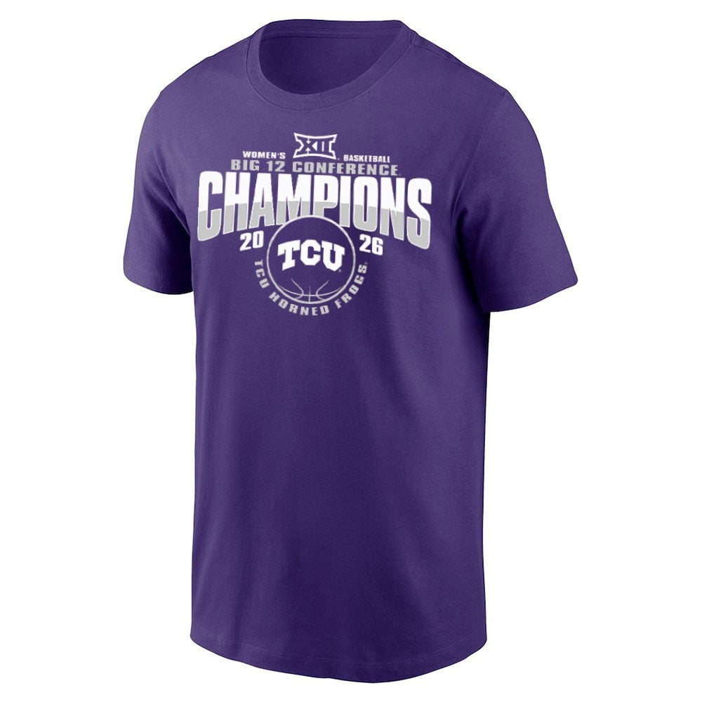 TCU Horned Frogs 2026 Big 12 Conference Women’s Basketball Champions Shirt