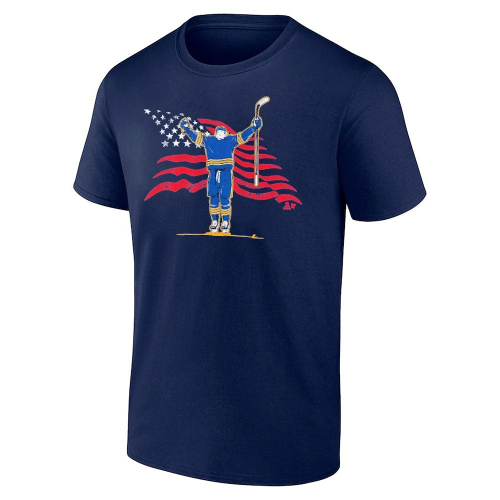 Tage Thompson Stars & Stripes Superstar Pose Shirt
