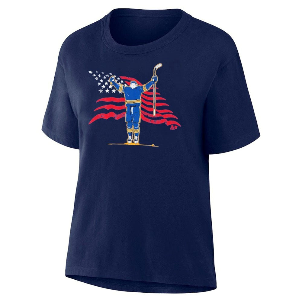 Tage Thompson Stars & Stripes Superstar Pose Shirt