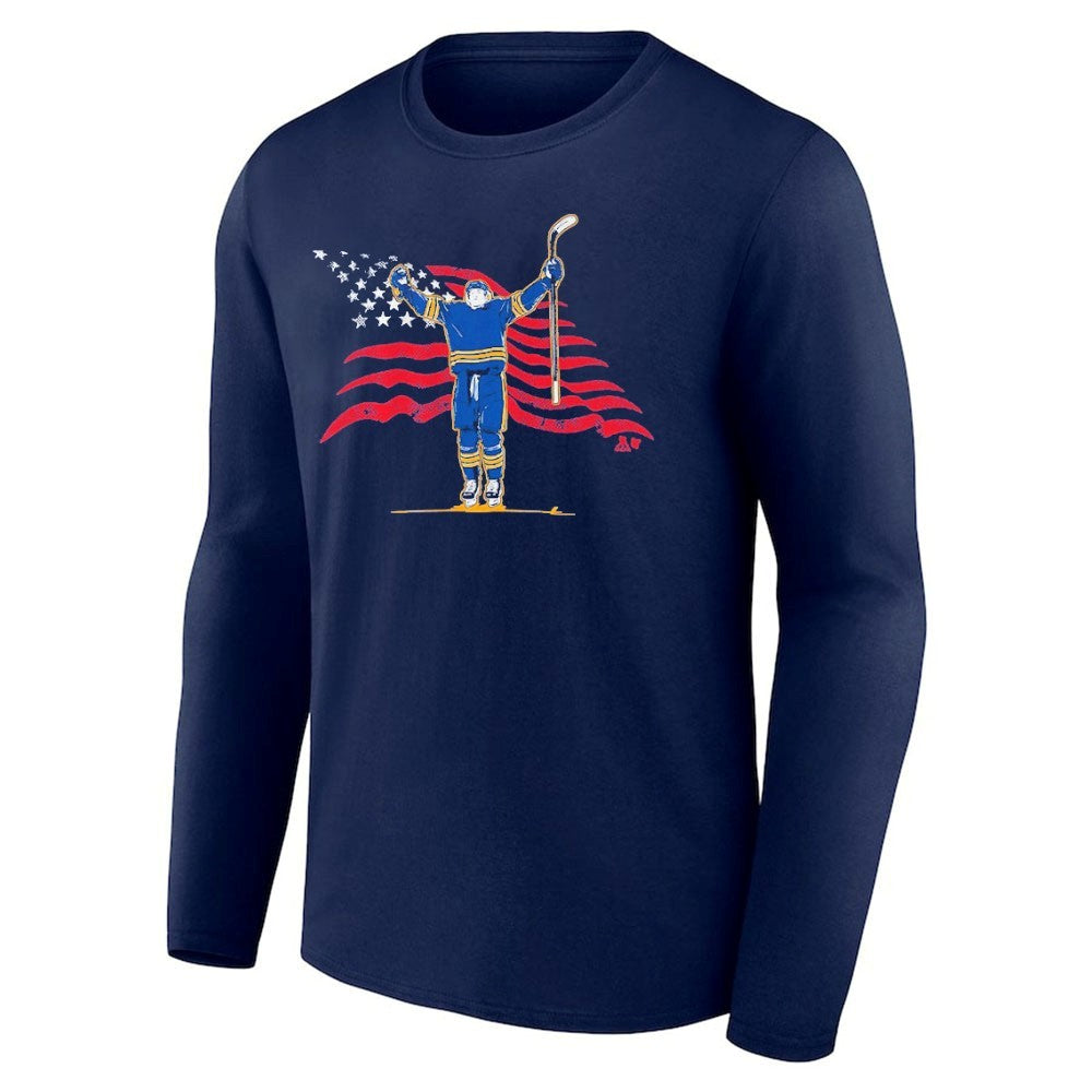 Tage Thompson Stars & Stripes Superstar Pose Shirt