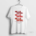 Official Tampa Bay Buccaneers She Is Football Champions Est 2025 T-Shirts, Hoodie, Sweatshirt | CoreVibeTees.com