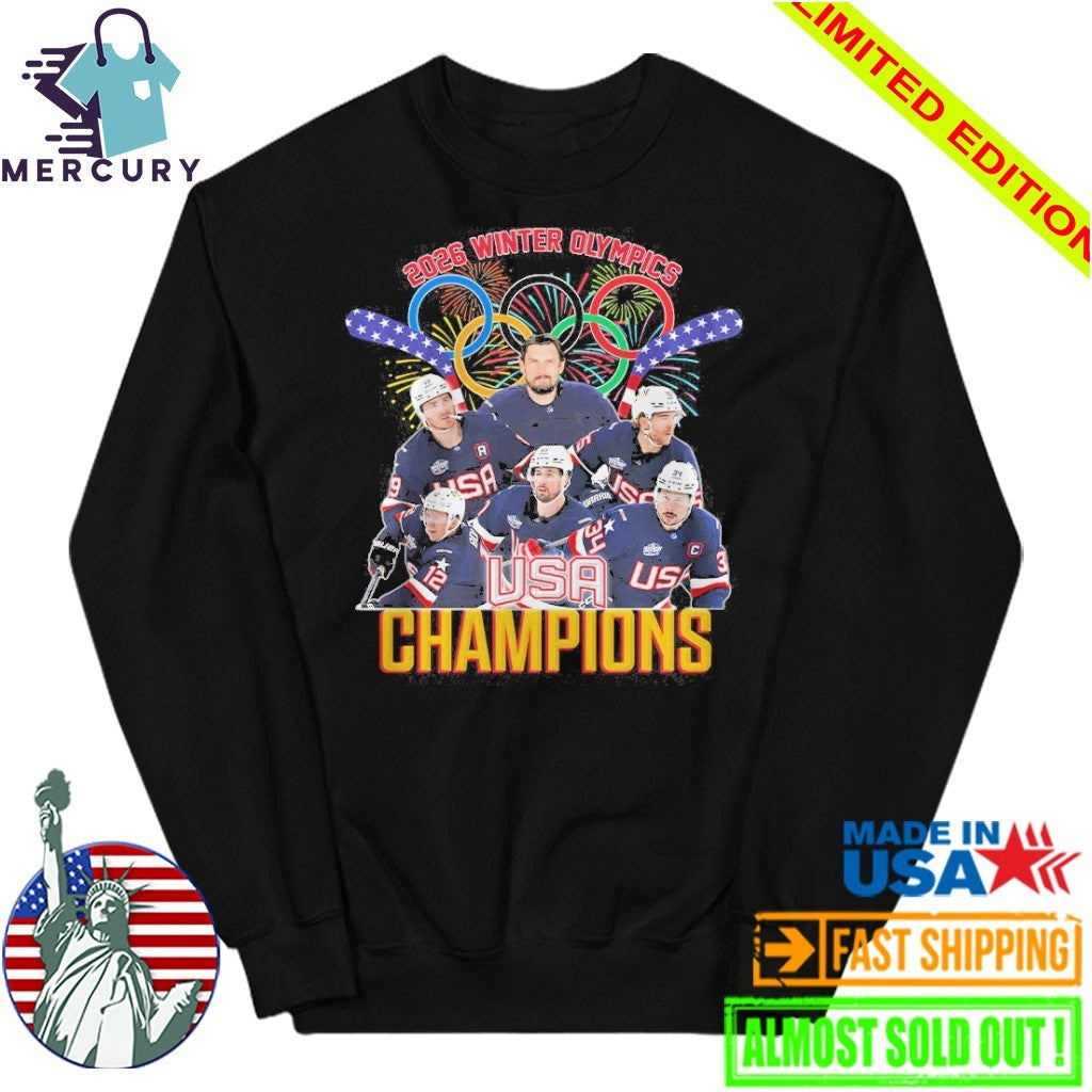 Team USA Hockey 2026 Winter Olympics Champions Shirt
