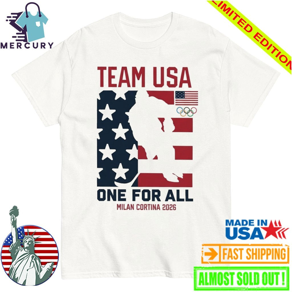 Team USA One For All Milano Cortina 2026 Winter Olympics Shirt