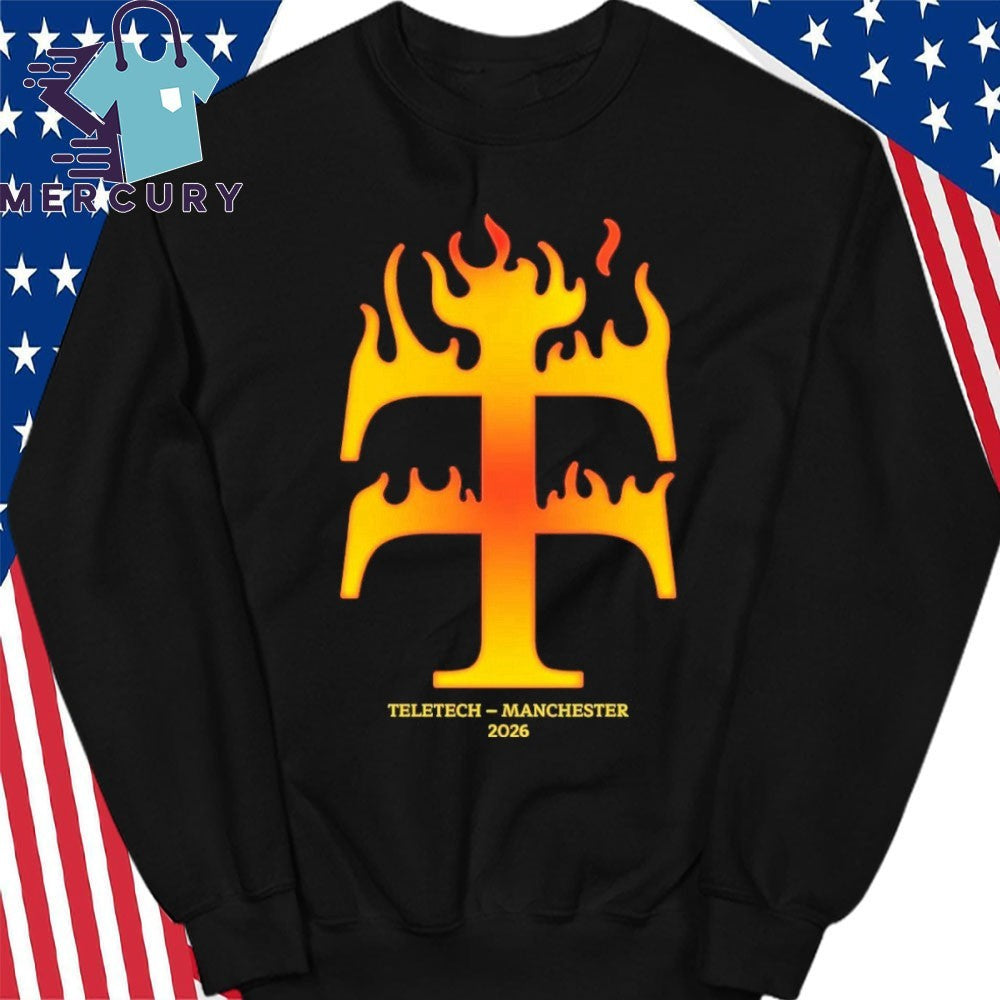 Teletech Machester 2026 Orange Flame Shirt