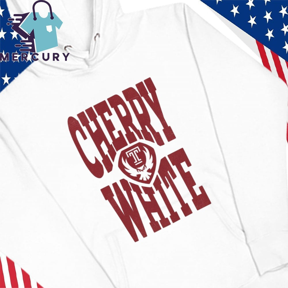Temple Owls Cherry White Shirt