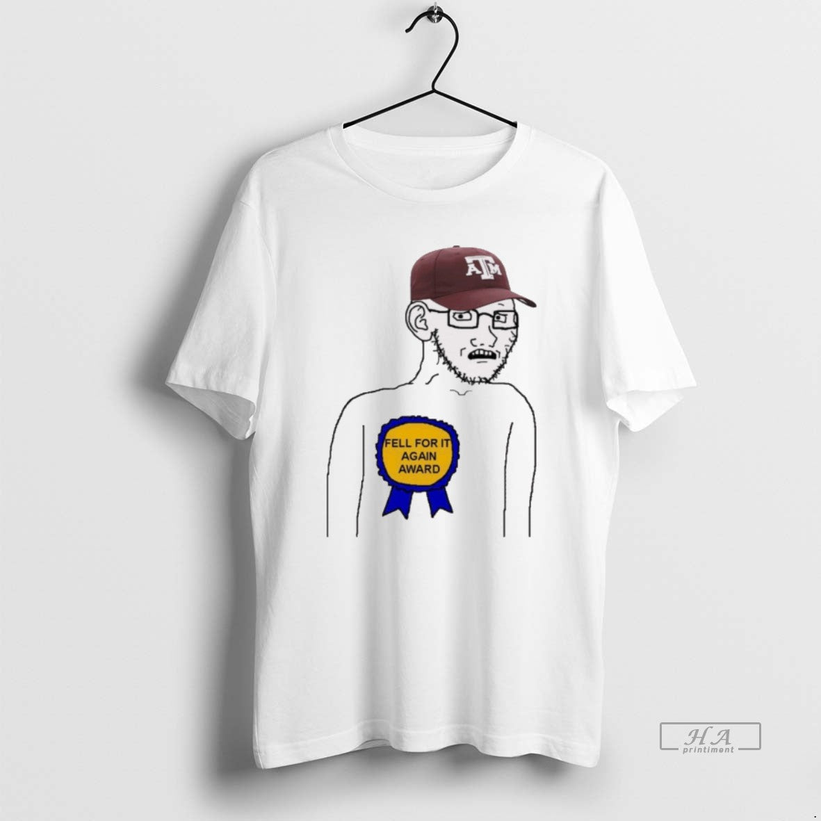 Official Texas Am Aggies Fell For It Again Award Meme T-Shirts, Hoodie, Sweatshirt | CoreVibeTees.com