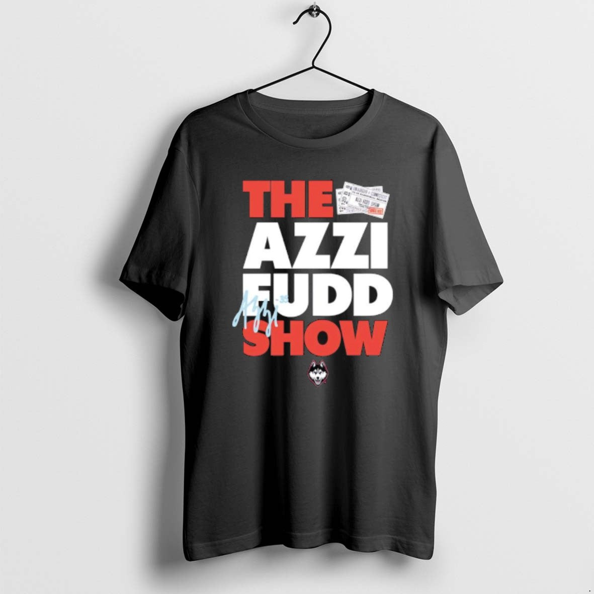 Official The Azzi Fudd Show Uconn Huskies Logo T-Shirts, Hoodie, Sweatshirt | CoreVibeTees.com
