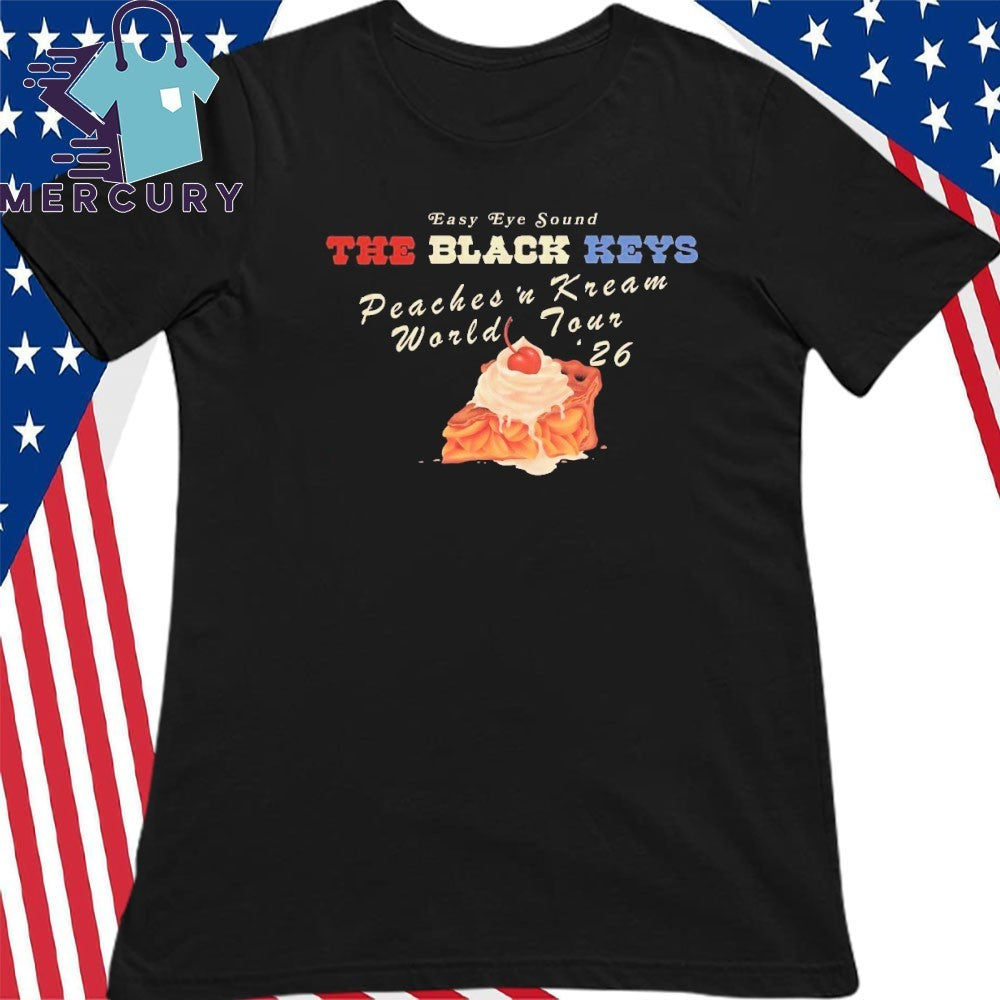 The Black Keys 2026 Tour Peaches N Kream World Tour Shirt
