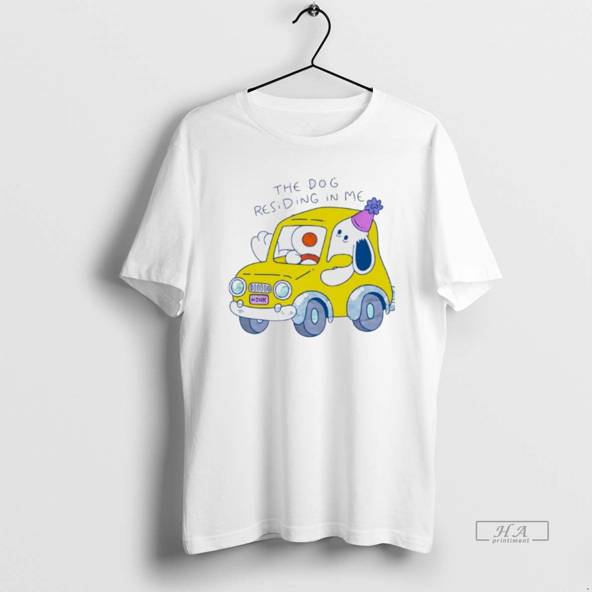 Official The Dog Residing In Me Cartoon T-Shirts, Hoodie, Sweatshirt | CoreVibeTees.com