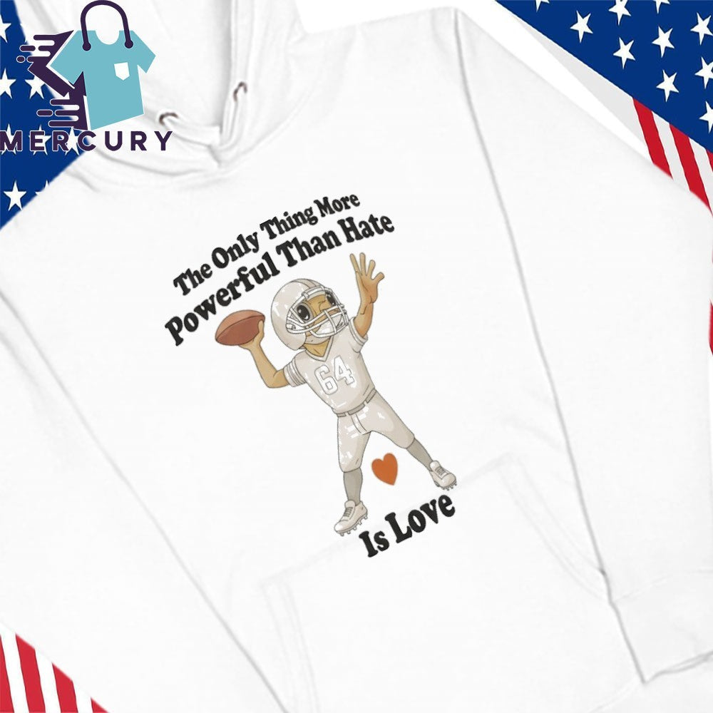 The Only Thing Move Powerful Than Hate Is Love Bad Bunny Sapo Concho Frog Love Shirt