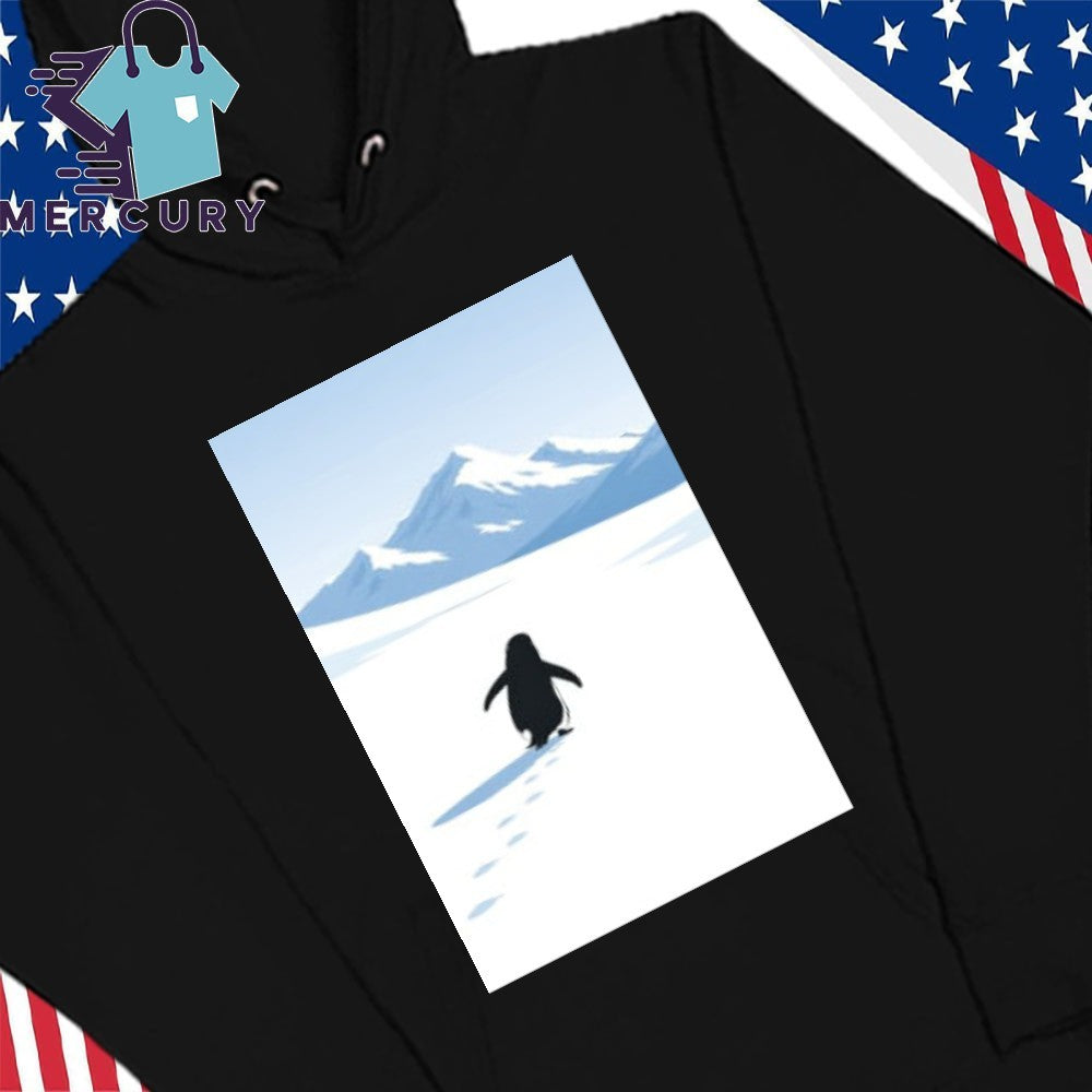 The Penguin Headed for The Mountains Shirt