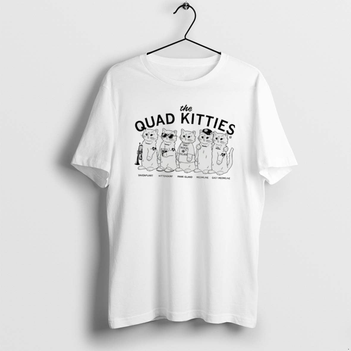 Official The Quad Cities Davenport Kittendorf Pawk Island Meowline East Mewowline T-Shirts, Hoodie, Sweatshirt