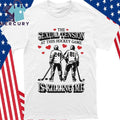 The Sexual Tension At This Hockey Game Is Killing Me Illustration Shirt