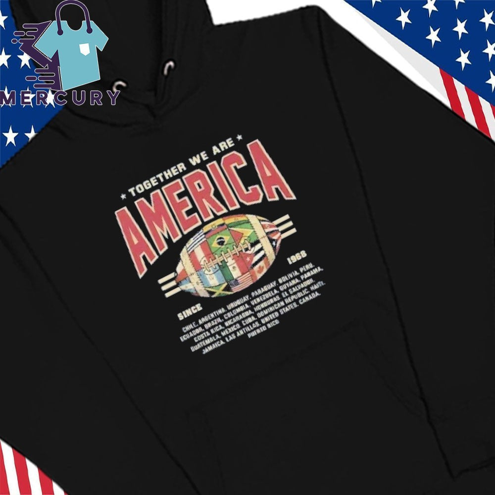 Together We Are America American Football Shirt