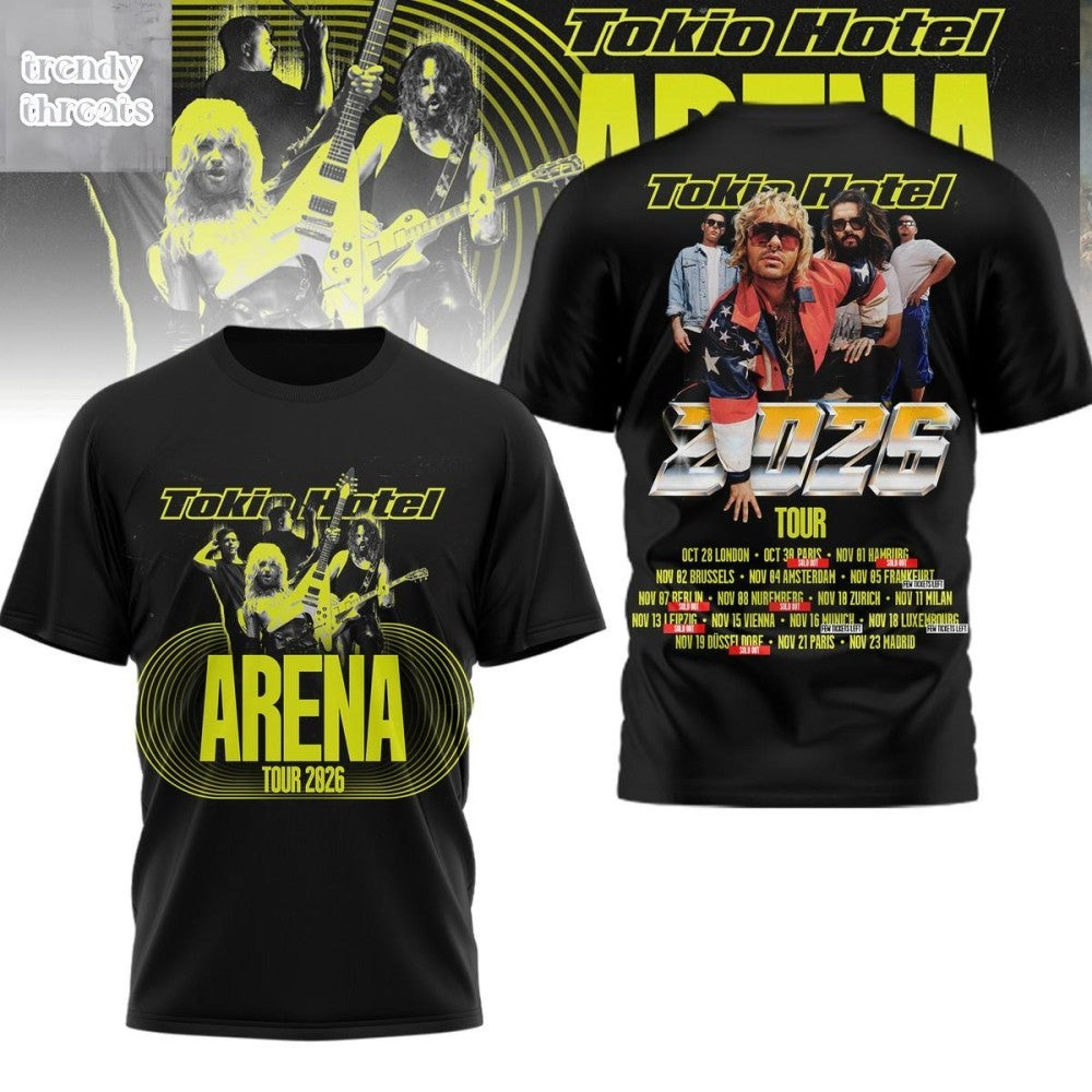 Tokio Hotel Arena 2026 Tour Shirt