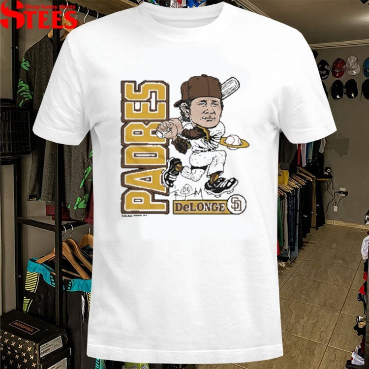 Tom Delonge To The Stars San Diego Padres X All-Star Caricature T-shirts