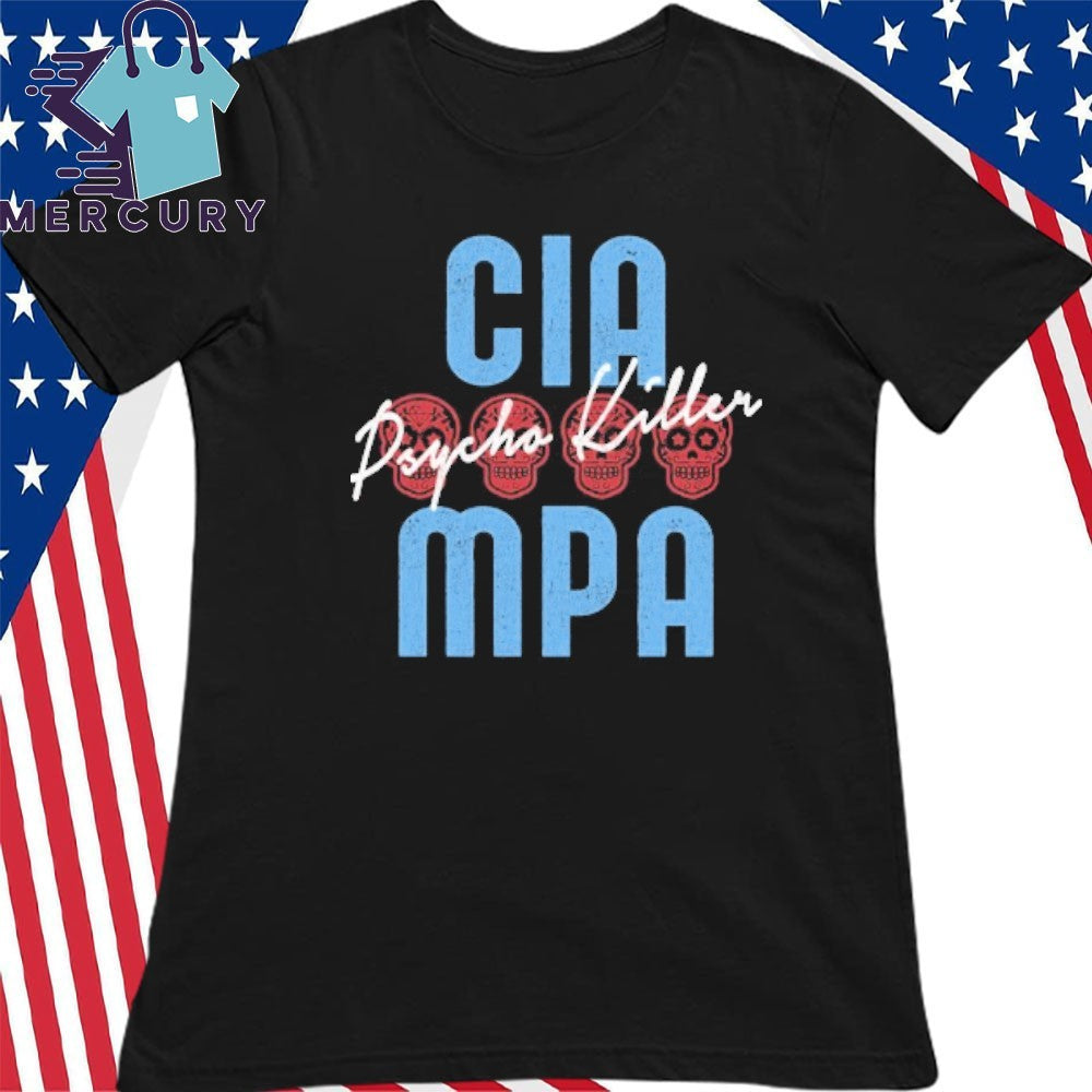 Tommaso Ciampa Psycho Killer Skull Shirt