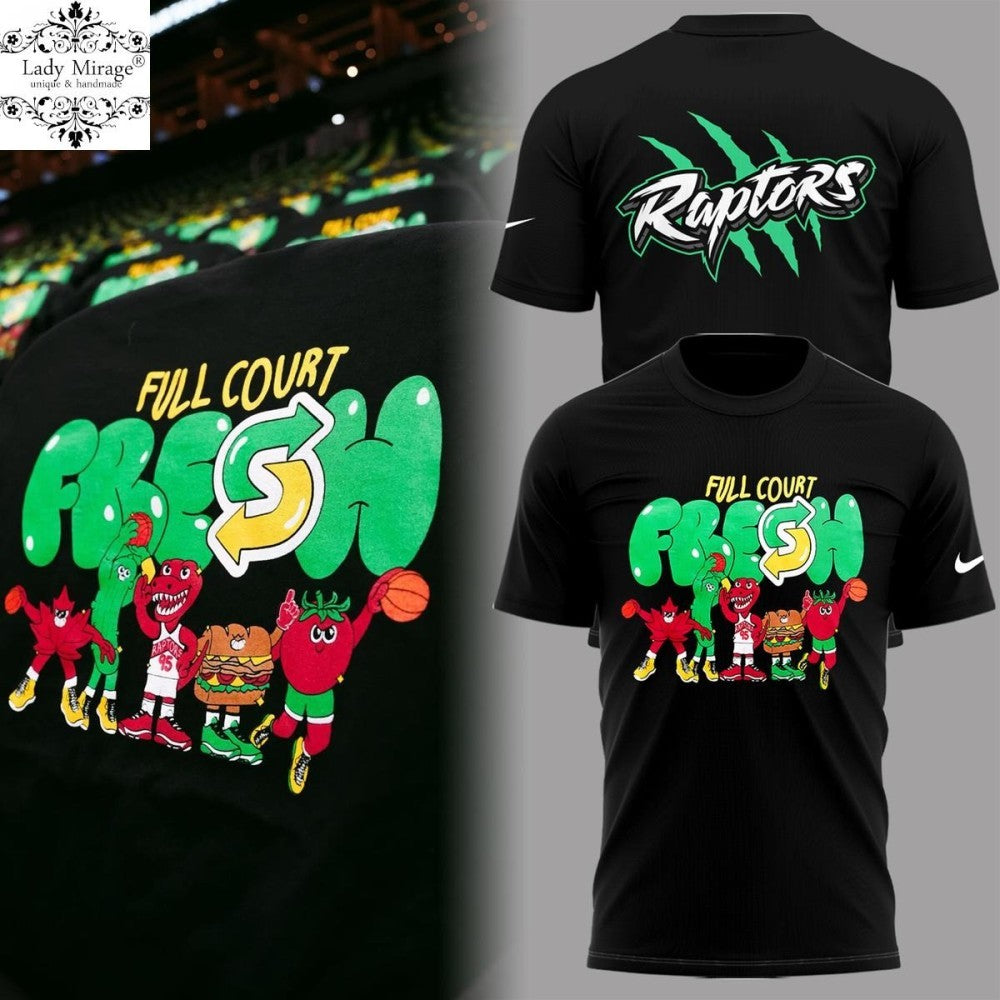 Toronto Raptors Full Court Fresh 2026 Two Sided Shirt