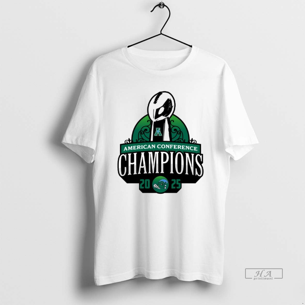 Official Tulane Green Wave 2025 American Conference Champions New Logo T-Shirts, Hoodie, Sweatshirt | CoreVibeTees.com