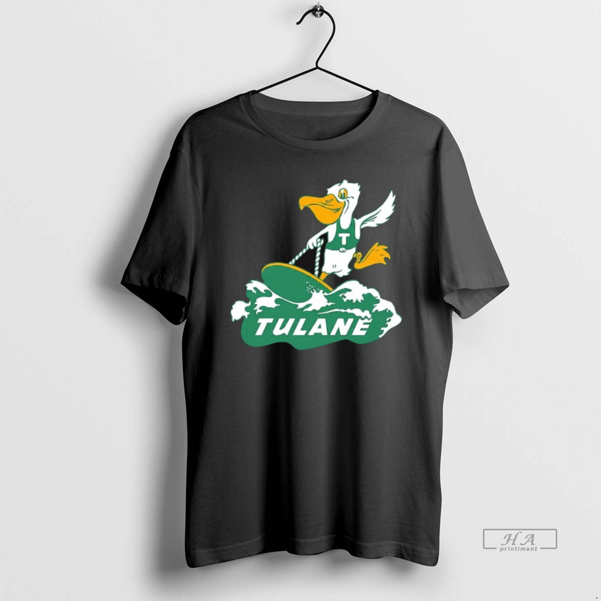 Official Tulane Green Wave Mascot Surfboard Logo T-Shirts, Hoodie, Sweatshirt | CoreVibeTees.com