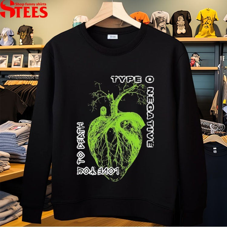 Type O Negative Love You To Death Heart T-shirts
