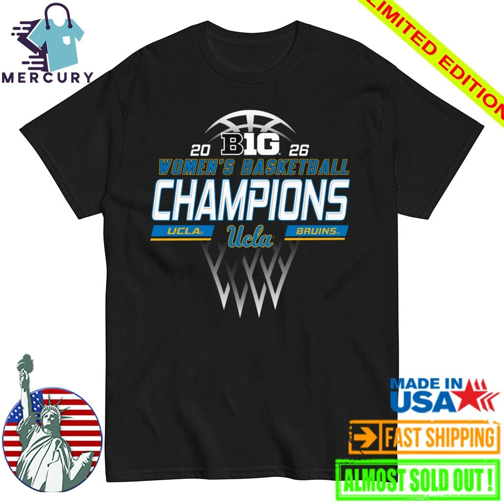 UCLA Bruins 2026 Big Ten Women’s Basketball Regular Season Champions Shirt
