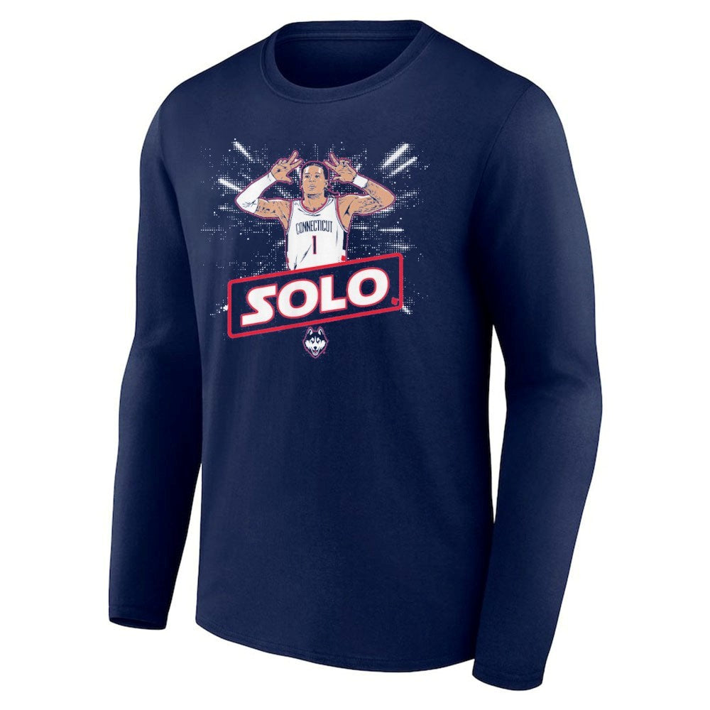 UConn Huskies Solo Ball Name Pose Shirt