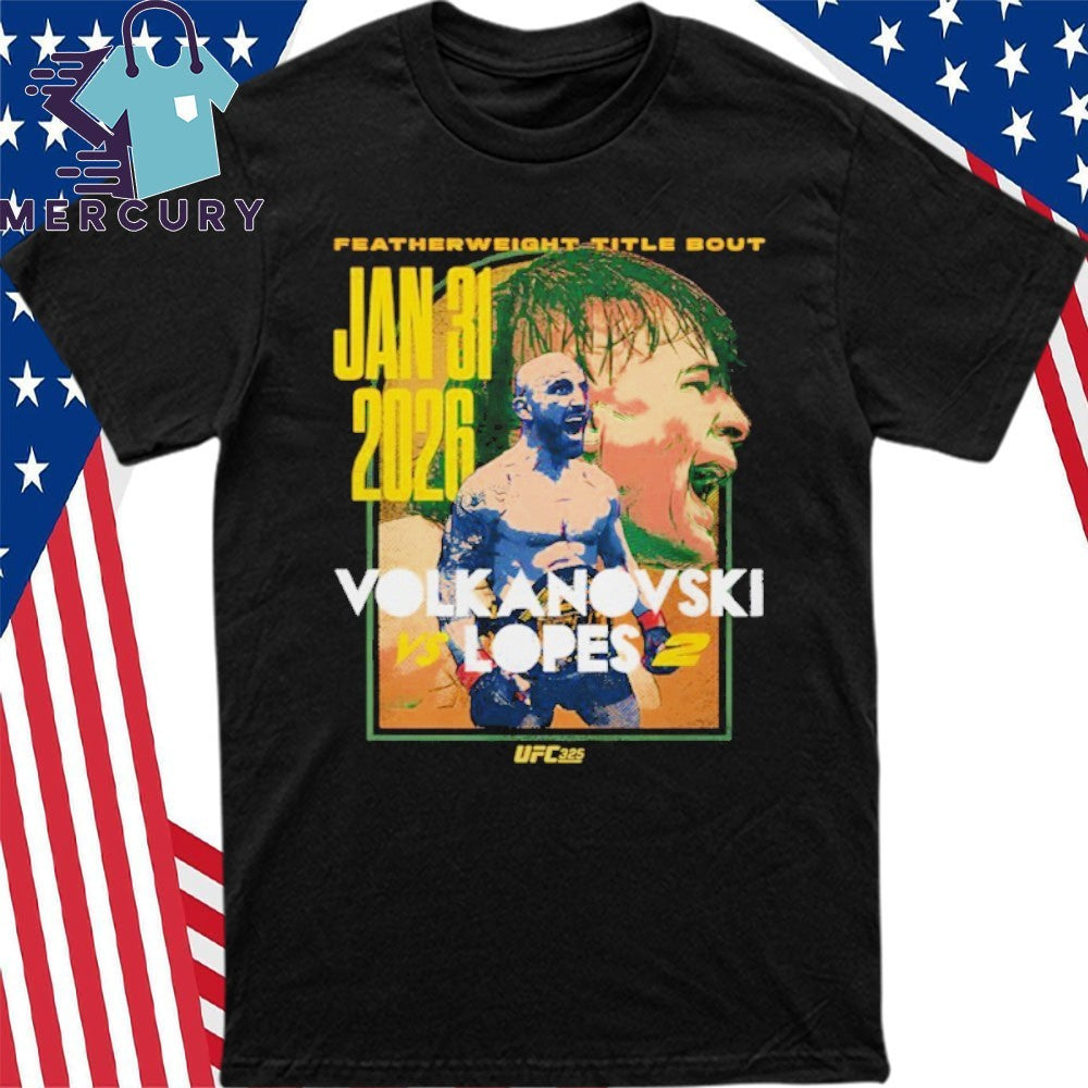 UFC 325 Volkanovski Vs. Lopes 2 Shirt