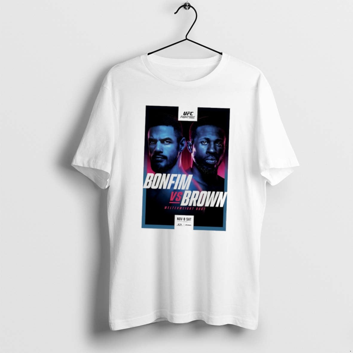 Official Ufc Fight Night Bonfim Vs Brown Autographed Event T-Shirts, Hoodie, Sweatshirt | CoreVibeTees.com
