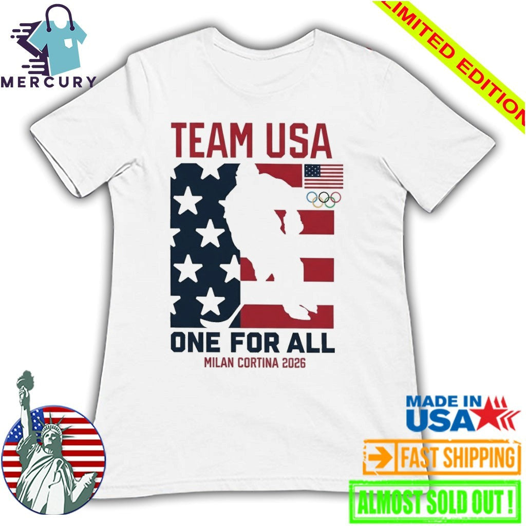 USA Hockey 2026 Winter Olympics Heart of Gold Shirt
