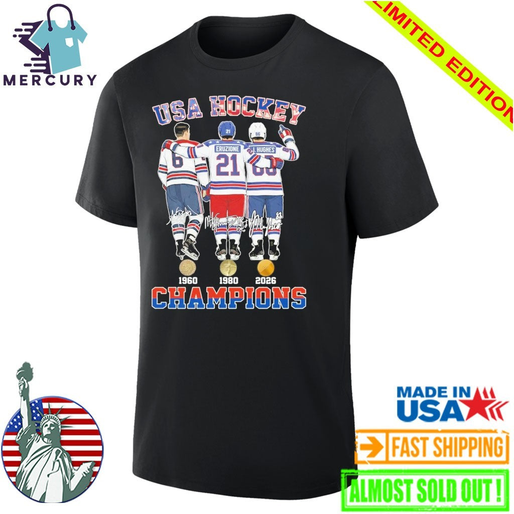 USA Hockey Champions 1960-1980-2026 Signature Shirt