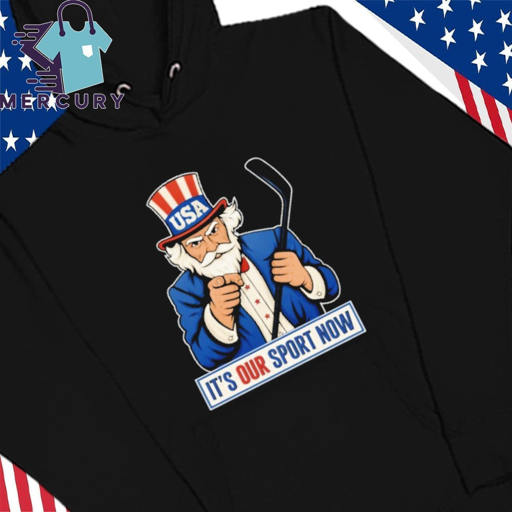 USA Olympic Gold Medal Hockey Jack Hughes it’s our sport now Shirt