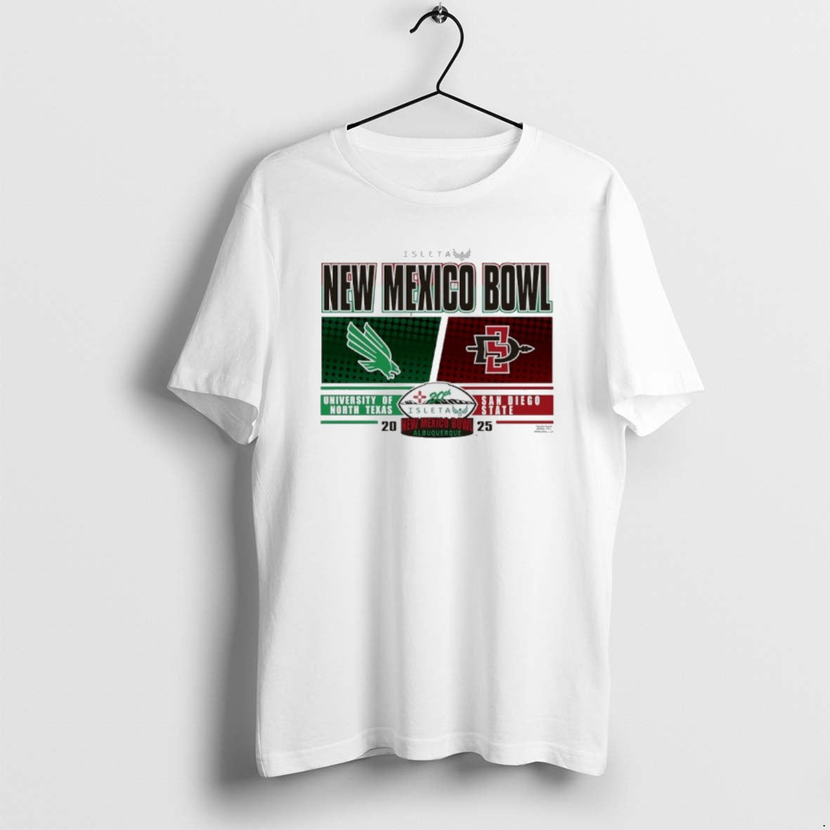 Official University Of North Texas Vs San Diego State 2025 New Mexico Bowl T-Shirts, Hoodie, Sweatshirt | CoreVibeTees.com