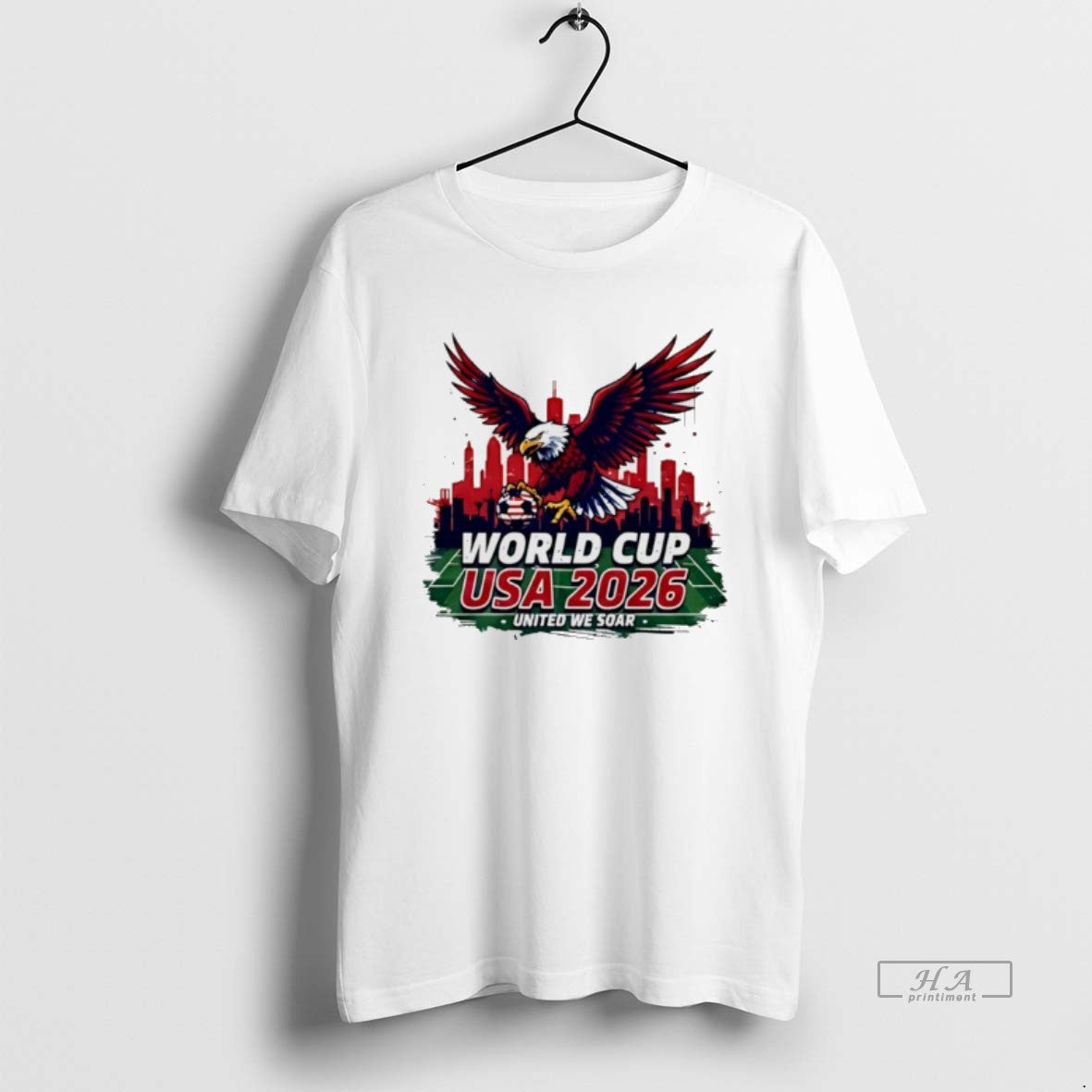 Official Usa 2026 World Cup Eagle Soccer United We Soar T-Shirts, Hoodie, Sweatshirt | CoreVibeTees.com