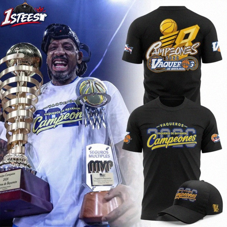 Vaqueros De Bayamón Campeones 2026 Trophy T-shirts
