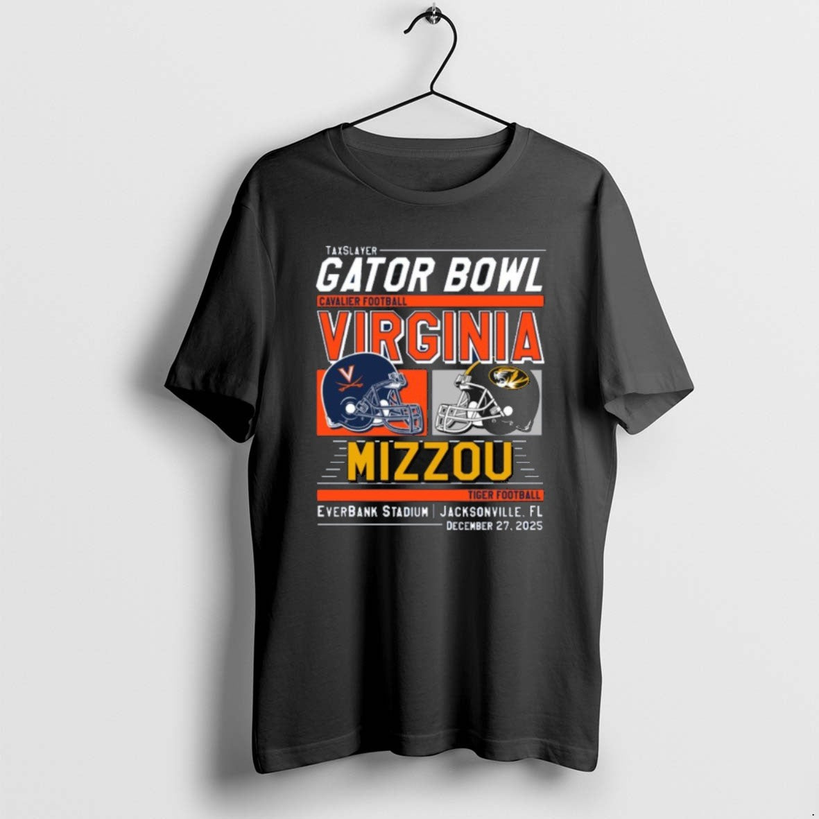 Official Virginia Cavaliers Vs Missouri Tigers 2025 Gator Bowl Helmet T-Shirts, Hoodie, Sweatshirt | CoreVibeTees.com