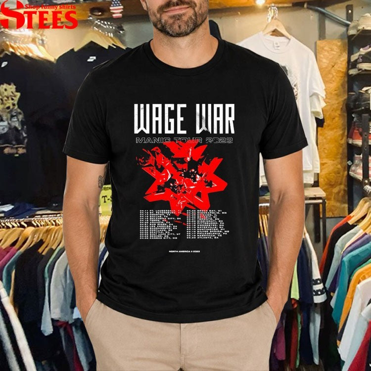 Wage War Manic Tour 2023 T-Shirt