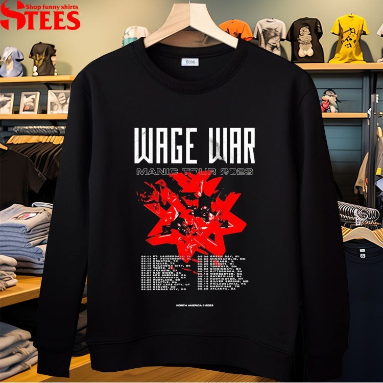 Wage War Manic Tour 2023 T-Shirt