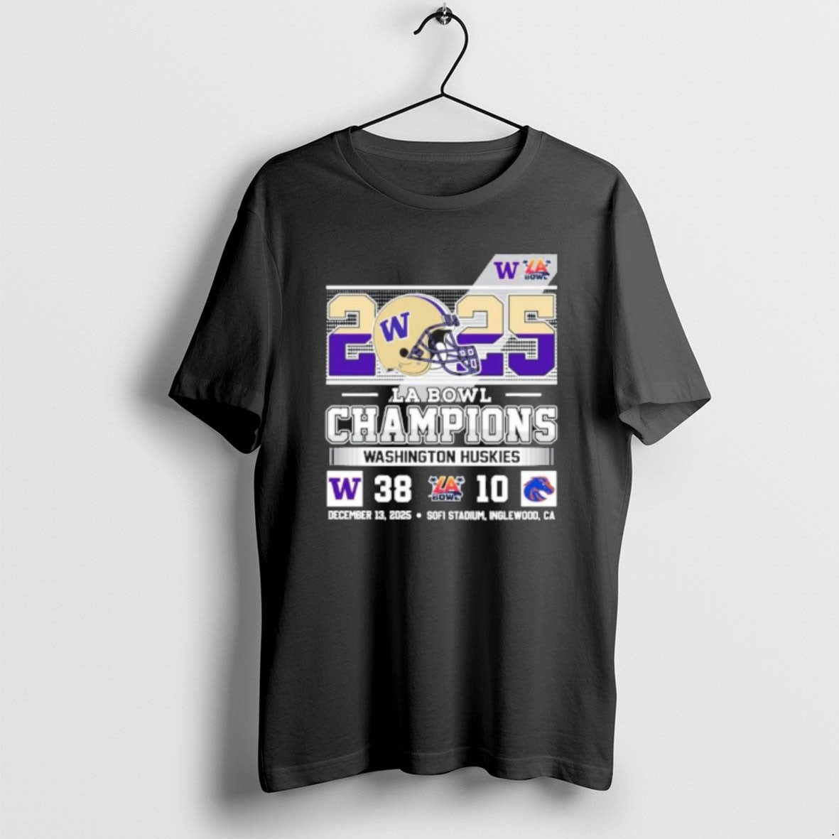 Official Washington Huskies 2025 La Bowl Champions 38 10 Boise State Score T-Shirts, Hoodie, Sweatshirt | CoreVibeTees.com