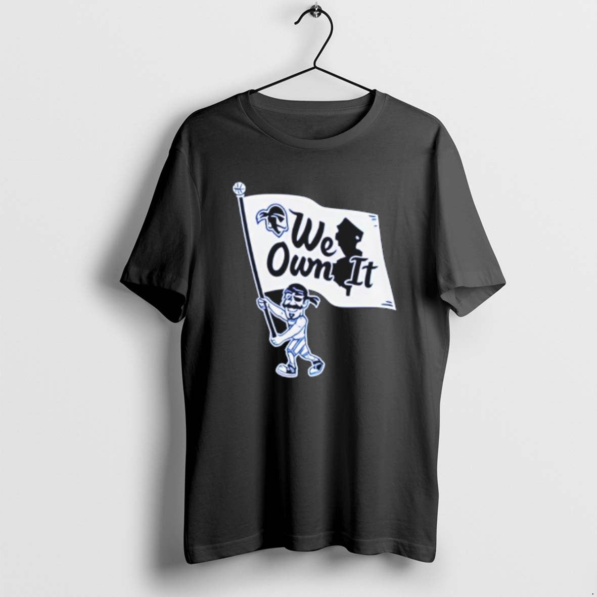 Official We Own It Seton Hall Pirates Jersey Bleeds Blue T-Shirts, Hoodie, Sweatshirt | CoreVibeTees.com