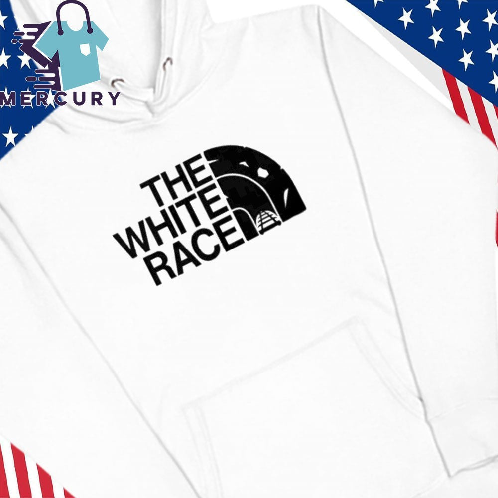 White German man wears The White Race Shirt