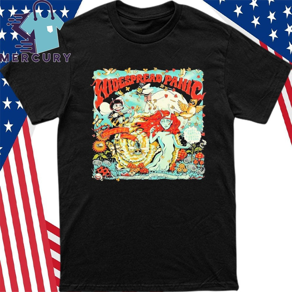 Widespread Panic Austin Texas 2026 Merch Gig Poster At Moody Center On February 14 And 15 2026 Art By Billy Perkins Shirt
