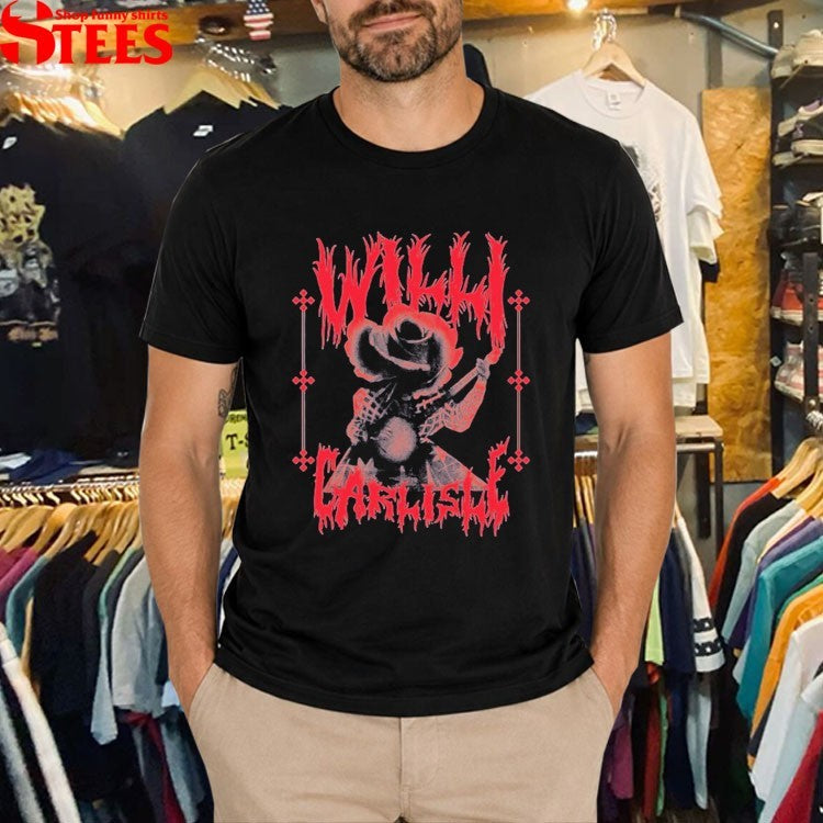 Willi Carlisle Rose Head T-shirts